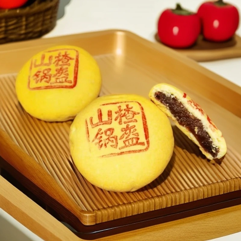 山楂锅盔传统老式手工糕点休闲零食早餐下午茶点烘焙小吃山楂饼