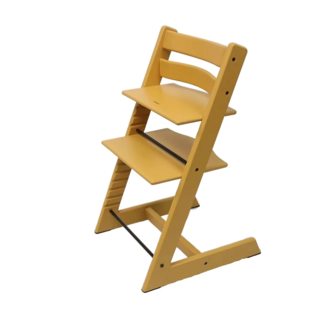 （榉木全实木）成长椅宝宝餐椅儿童餐桌椅吃饭座椅学习椅家用可调档