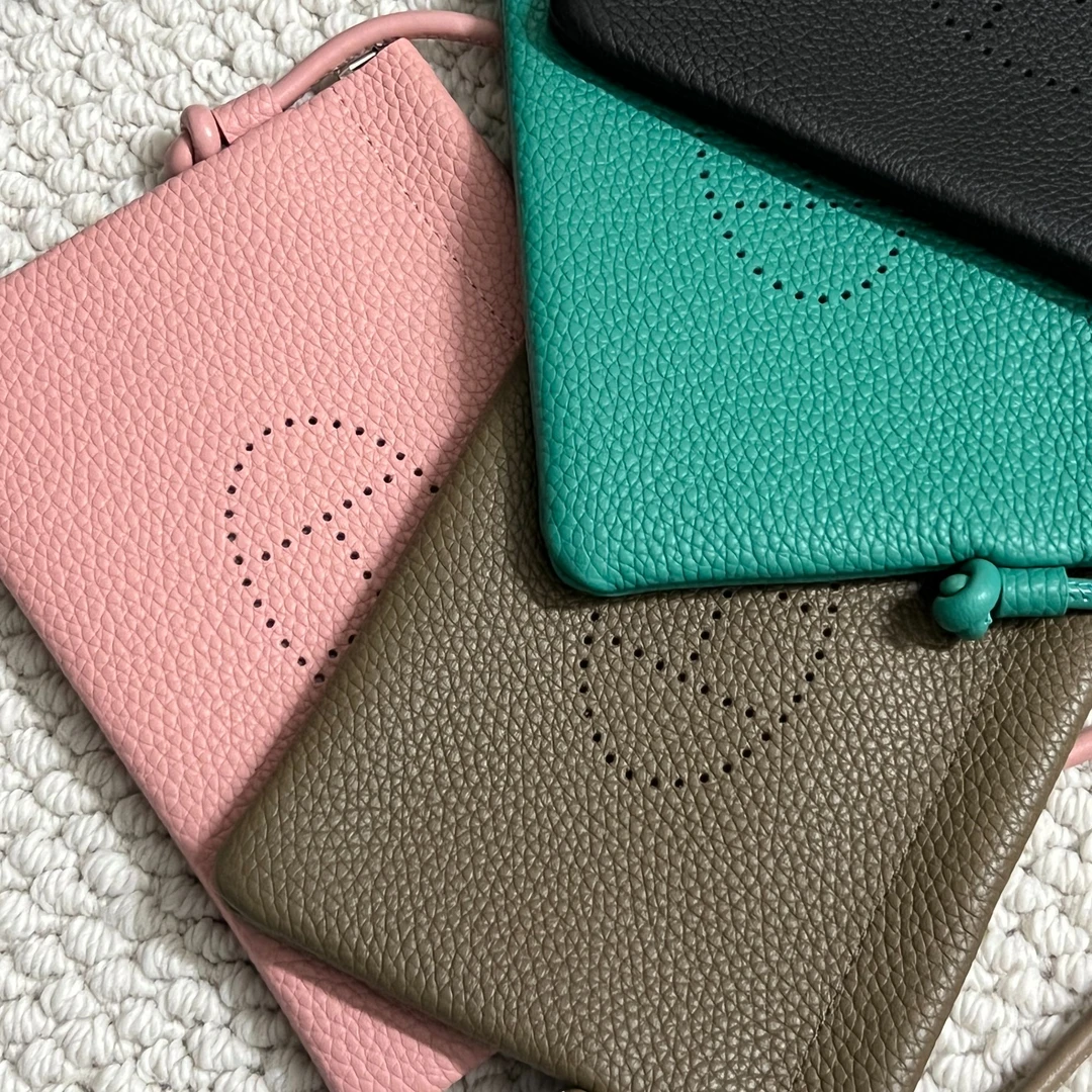 【多功能收纳包19X13】[球球手机包][手缝蜡线卡包]