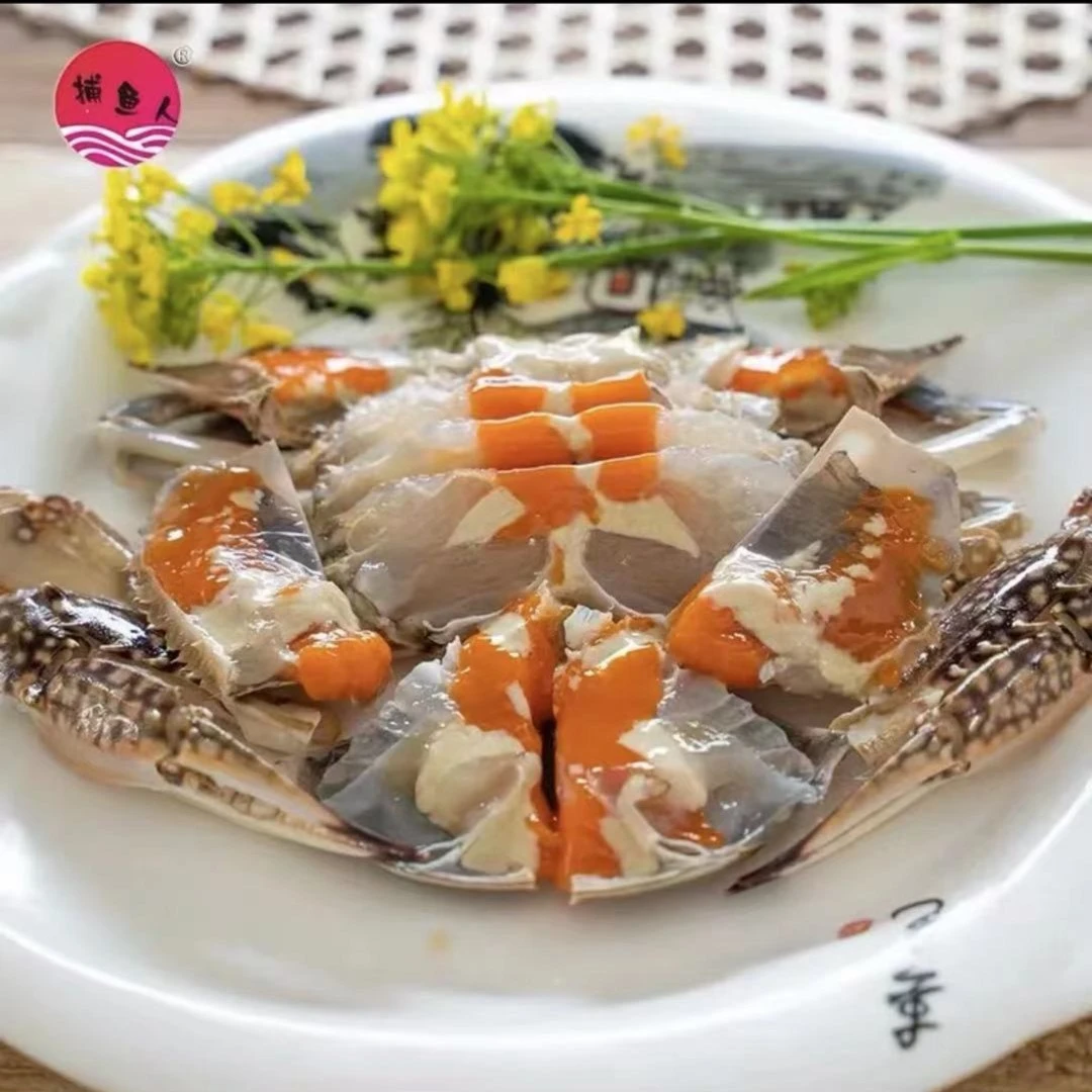 7-8两的飞机膏蟹红膏呛蟹  顺丰签收放速冻