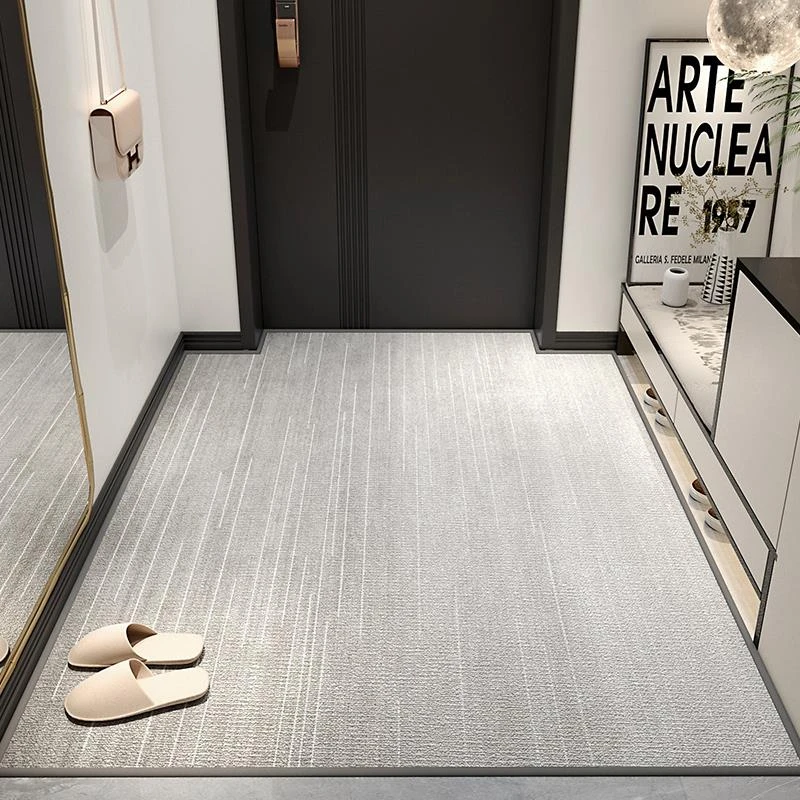 轻奢现代家用进门口地垫入户门垫防滑脚垫子门厅客厅踩脚地毯定制