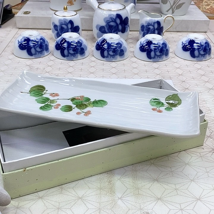 摆件进口瓷器九谷