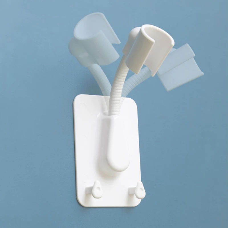 日本洒支架免打孔淋浴头支架卫生间花洒底座固定器多档调节带挂钩