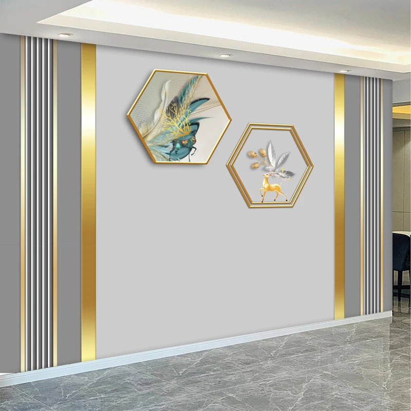 3D立体电视墙壁纸壁画壁布10D18D客厅影视墙墙纸墙布现代简约轻奢