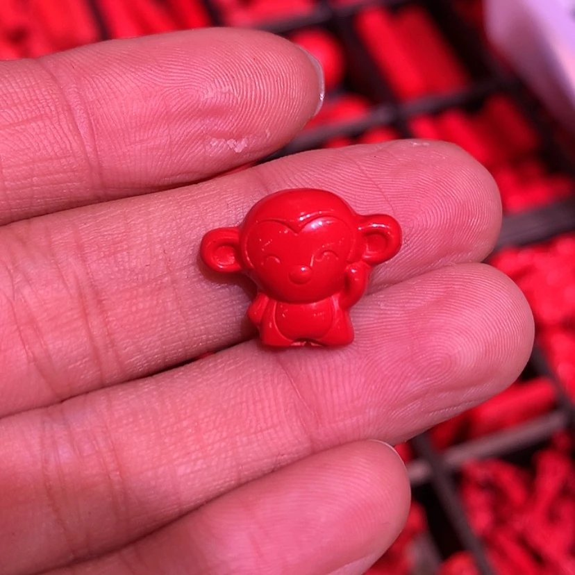 【闪购商品】辰砂（处理）猴卡6顶珠吊坠咖色绳