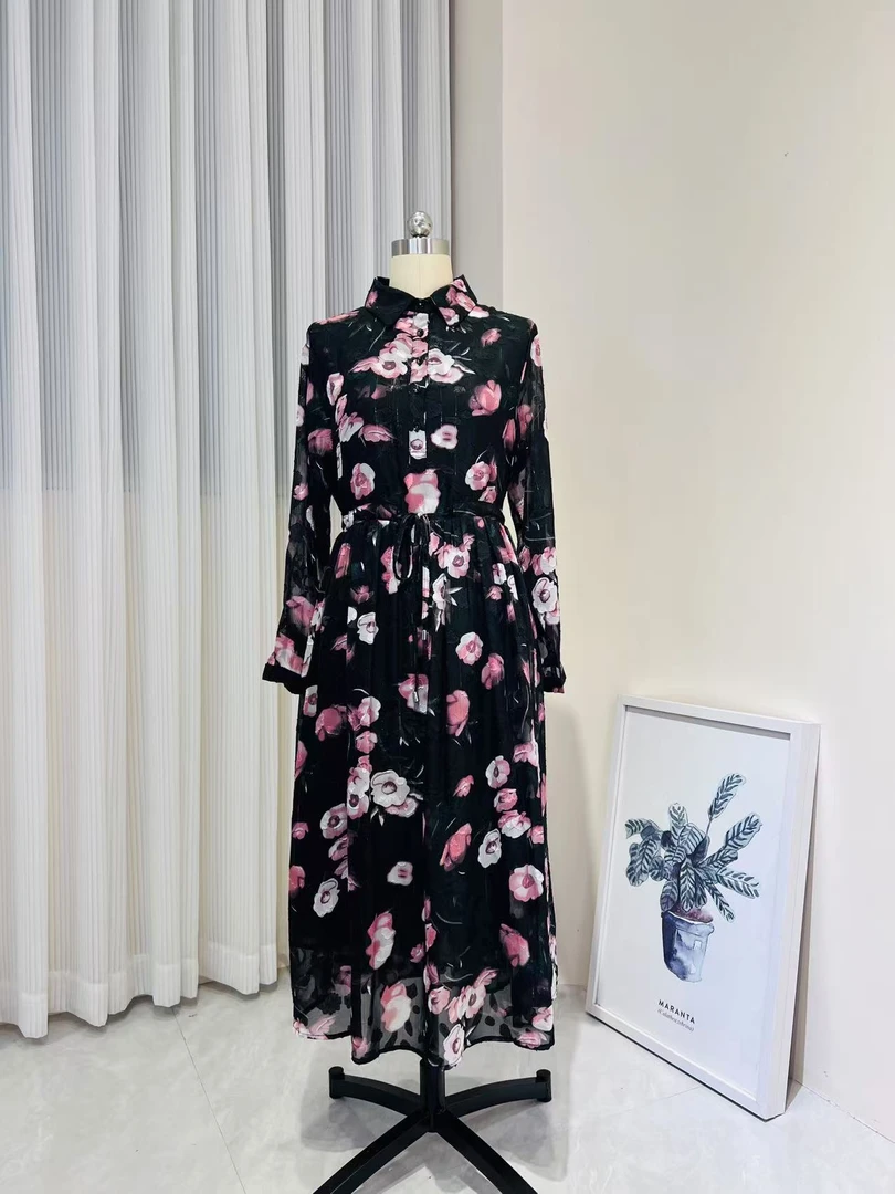 H系列【FL】1轻奢连衣裙属轻奢2024春季夏季秋季四新款显瘦气质