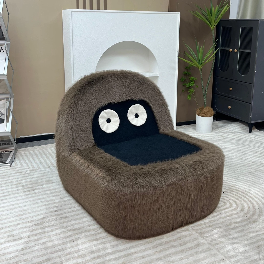 男煤星PLUS 煤球沙发 全海绵单人沙发卧室靠背椅儿童成人沙发简约