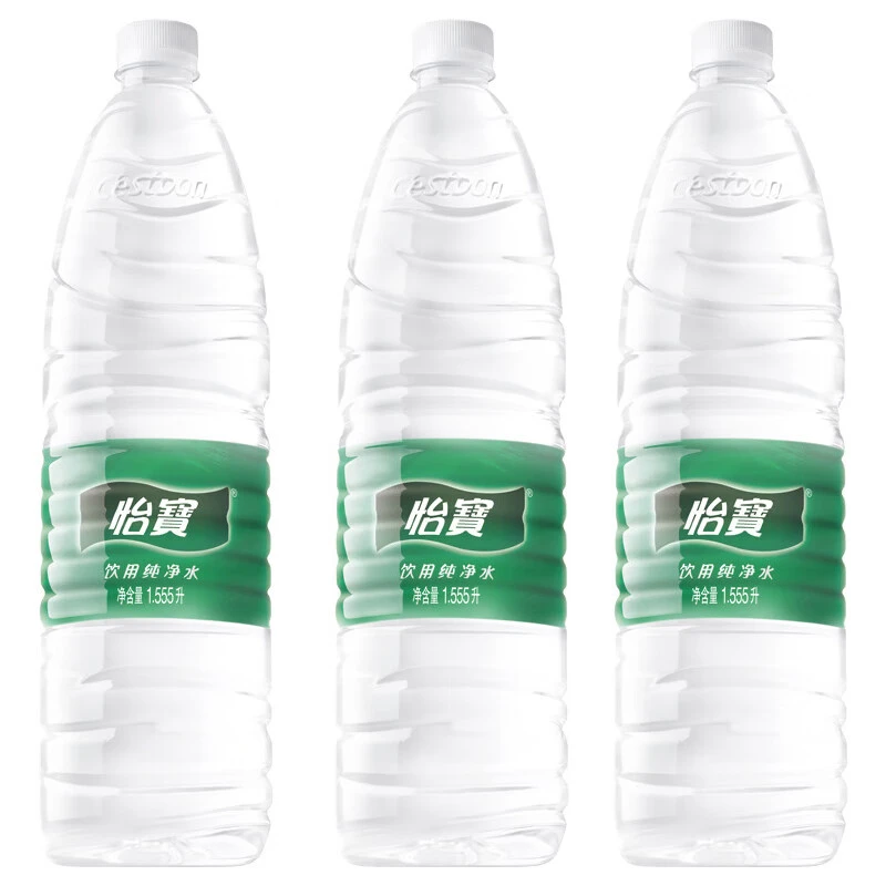 【3瓶特惠】怡宝 饮用纯净水 1.55L*3瓶