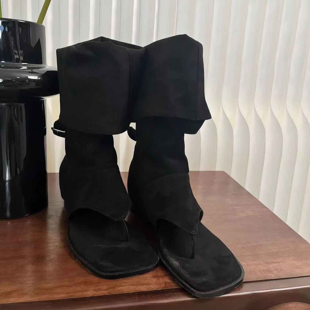 LC小众设计品牌休闲百搭时尚靴