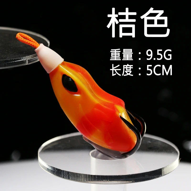 老三推荐5个蛙早春深秋薄草浮萍雷蛙9.5克~18g手工雷蛙路亚假饵