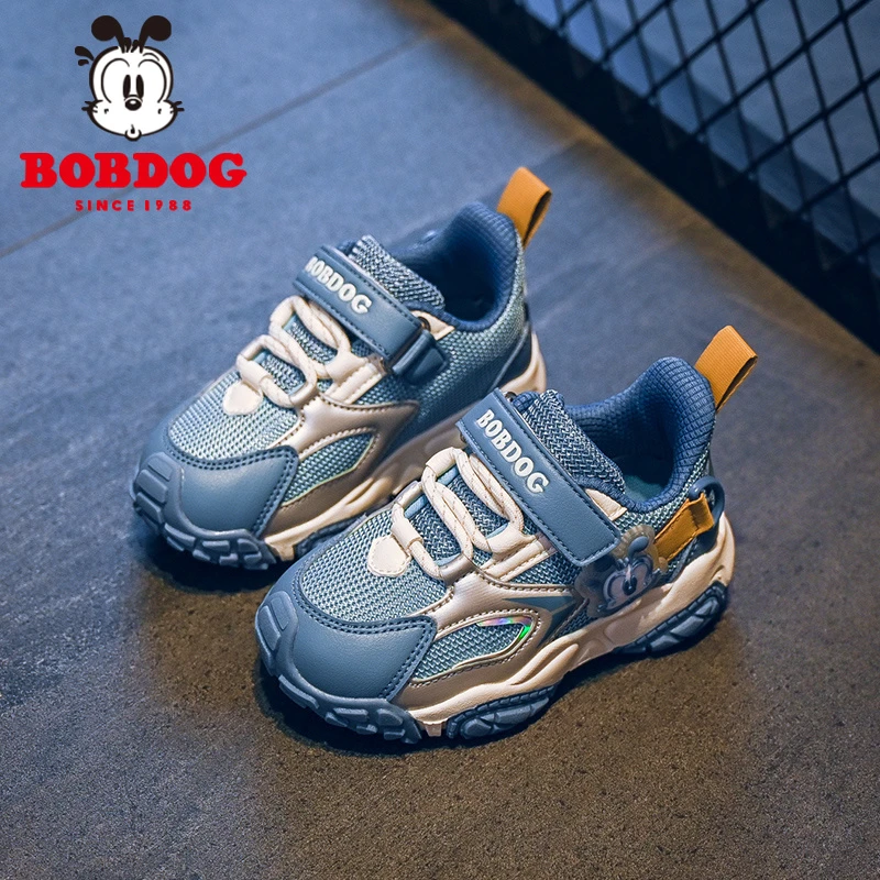 巴布豆童鞋男宝宝学步鞋2024新款春秋季软底防滑儿童机能鞋幼儿园