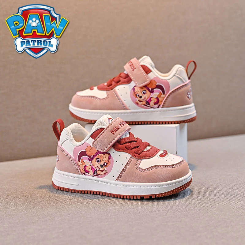 汪汪队童鞋女童运动鞋2024春秋季新款小女孩软底轻便儿童低帮板鞋
