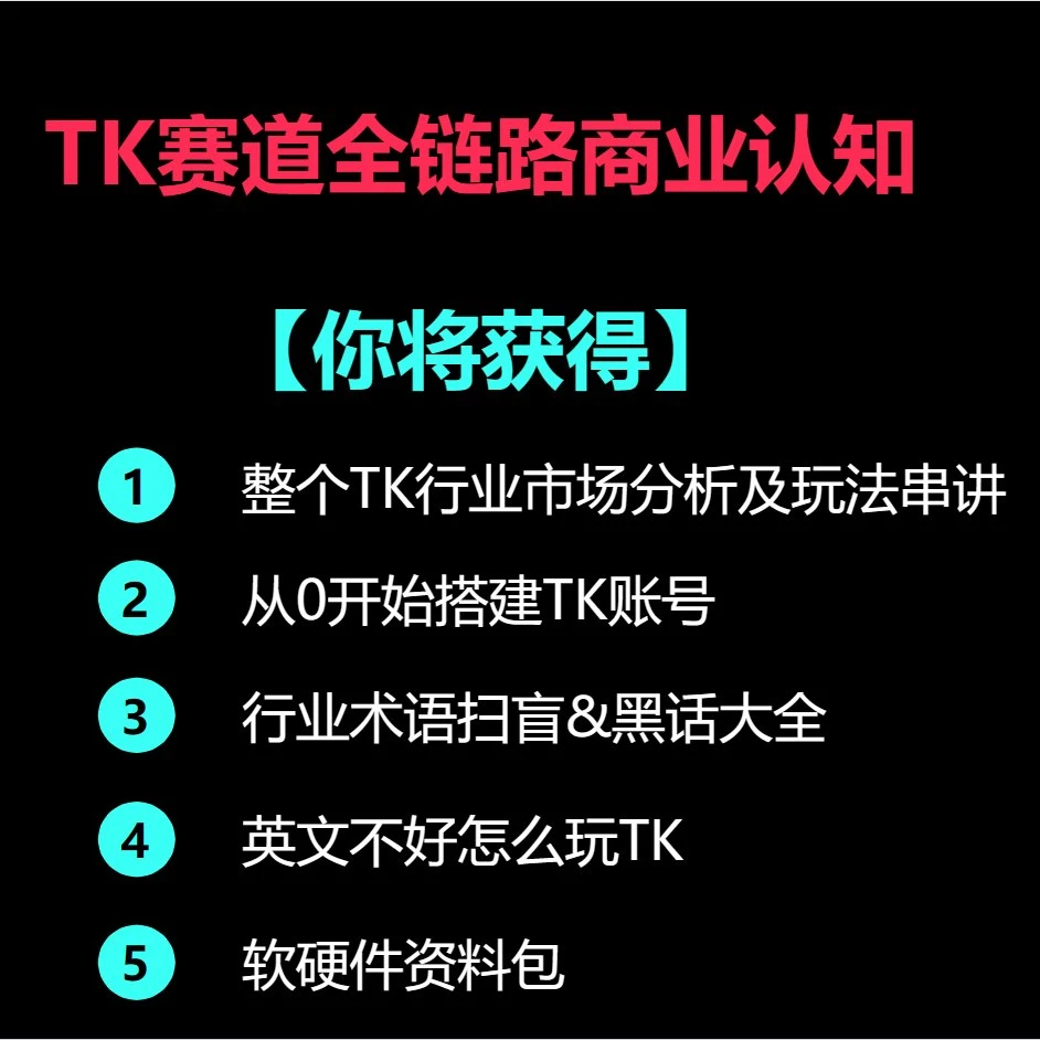 TikTok玩法先导课