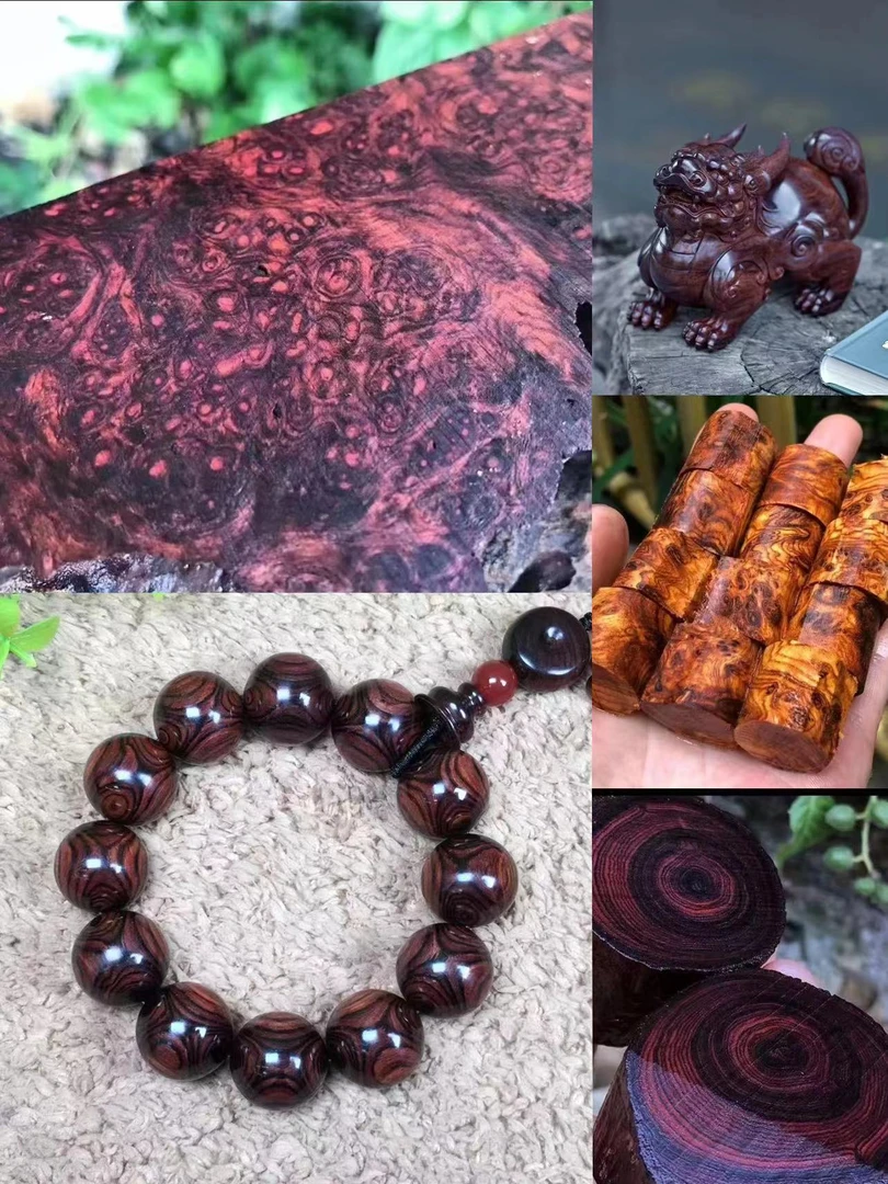 手串对眼鬼脸油梨老料文玩木质佛珠适合男女佩戴