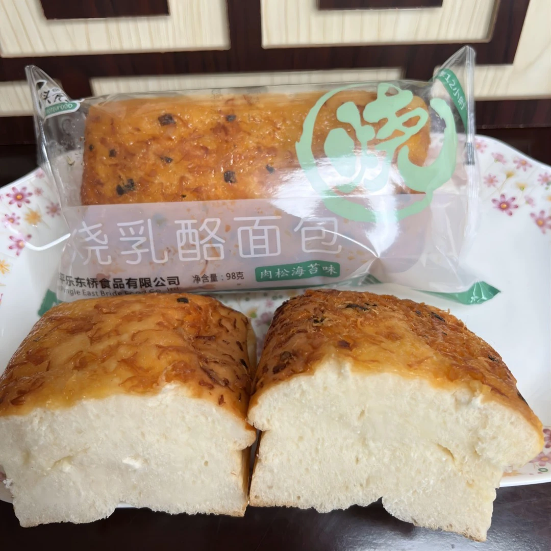 岩烧乳酪面包肉松海苔味/红豆味    6个送2个装
