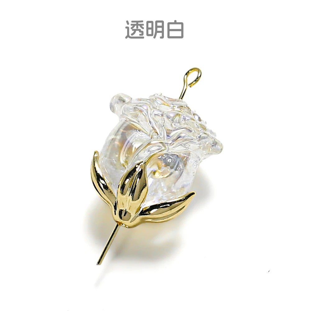妮妮精选【海家】Z马贝透明玫瑰花成品