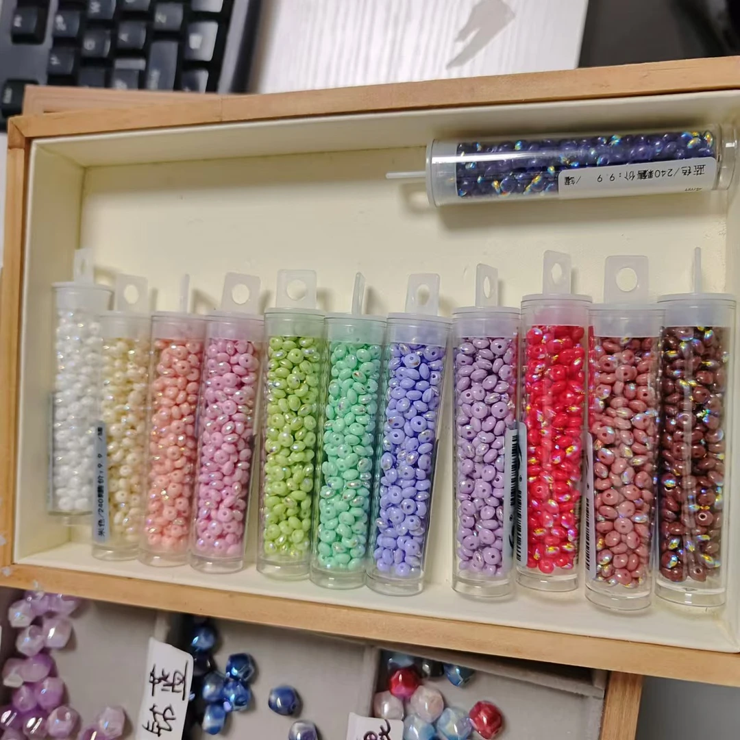 妮妮精选【海家】实色飞碟小米珠 4mm