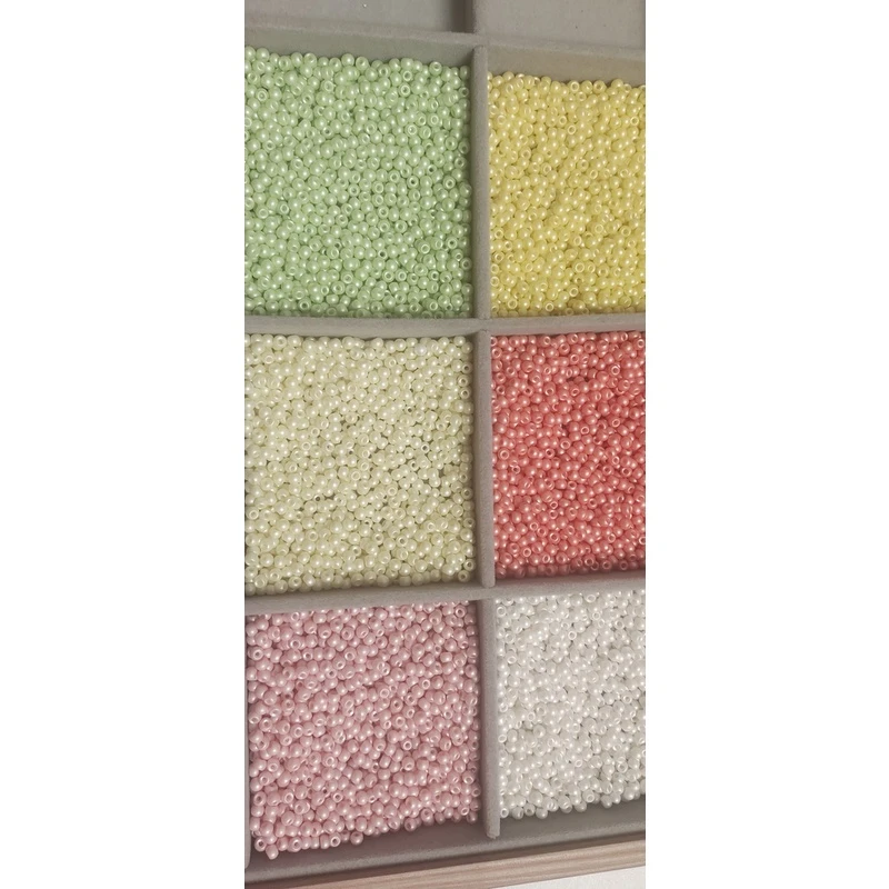 铜合金亚克力项链 【海家N卡4珠光小米珠手工时尚设计树脂饰品配件