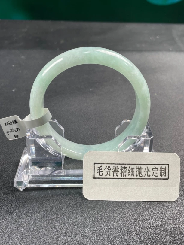 翡翠毛货需精细抛光拍一发一12