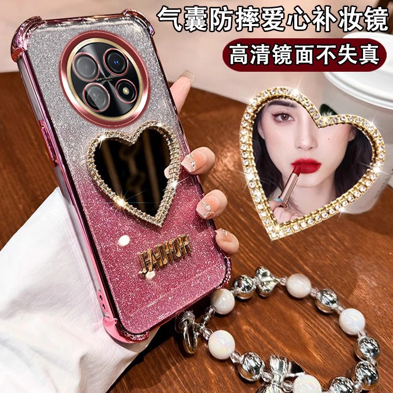 适用oppoA5pro手机壳0PP0保护套A5por硅胶5G带镜子防摔PKP110外壳