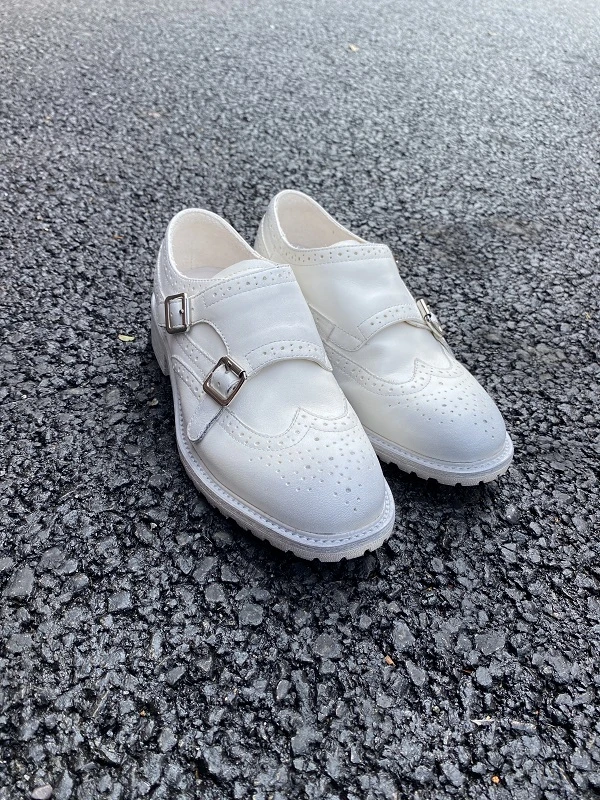 小辰手工女鞋【34-40码】3.5跟|夏季新款复古德比透气日常单鞋A28