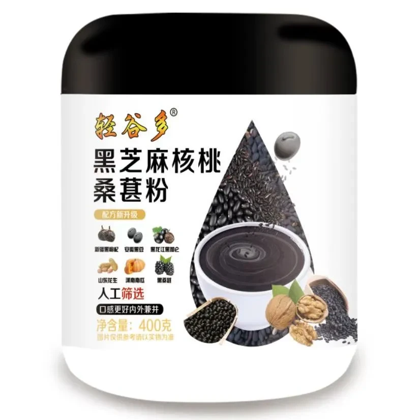 轻谷多黑芝麻核桃桑葚粉400g/罐*3罐 PLD