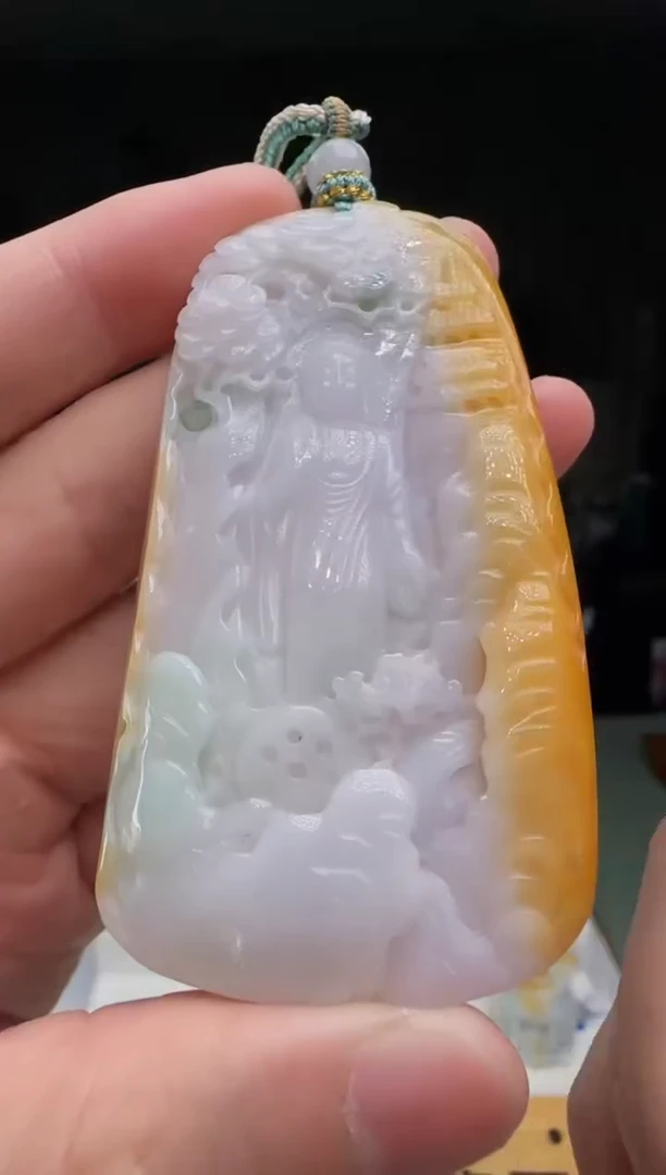 【闪购商品】翡翠吊坠(不含链)未镶嵌DY@@WS1WX17947