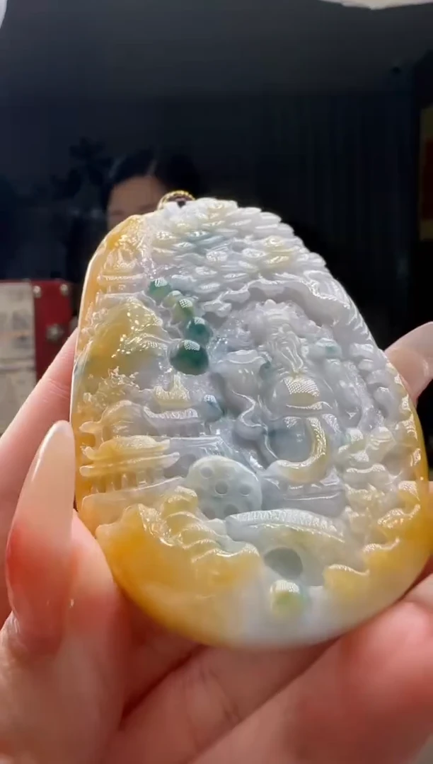 【闪购商品】翡翠颈饰未镶嵌YJ@@960Q1J070299