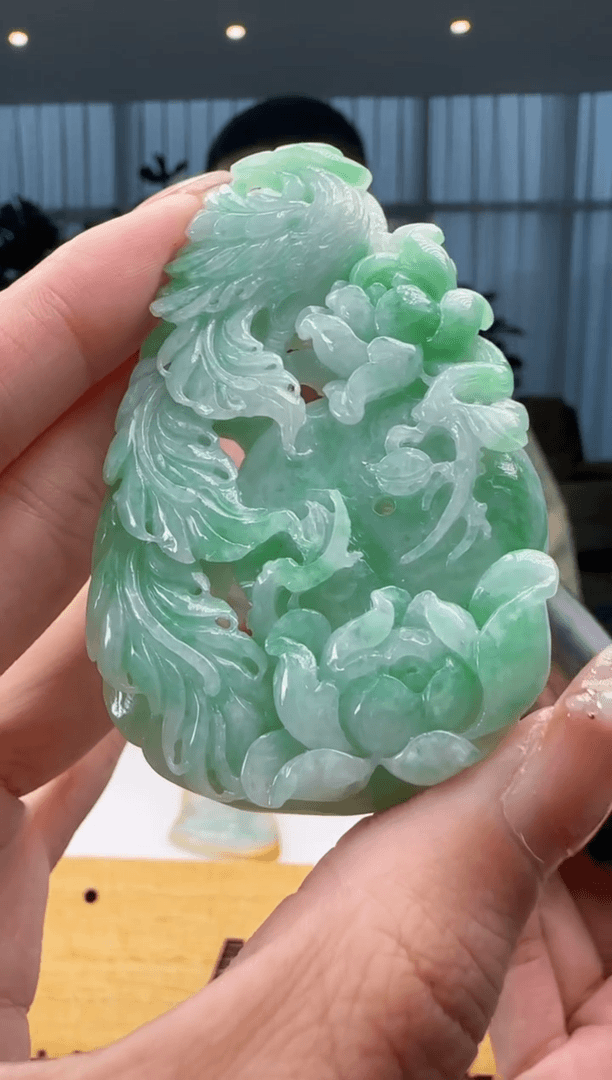 【闪购商品】翡翠挂件未镶嵌MM@@960Q3J07845