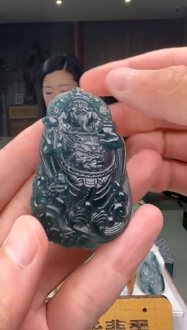 【闪购商品】翡翠吊坠(不含链)未镶嵌DY@@960Q7J02054