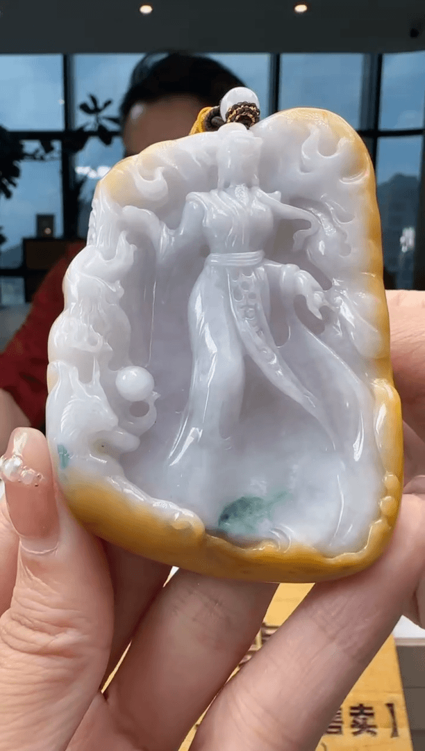 【闪购商品】翡翠挂件未镶嵌MM@@960Q3J06735