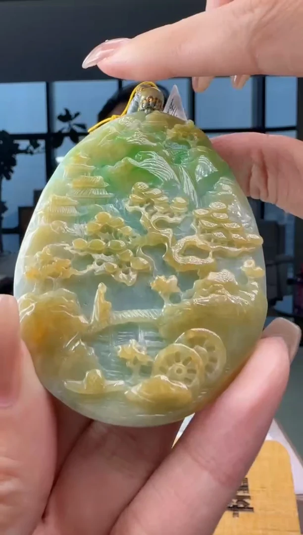 【闪购商品】翡翠吊坠(不含链)未镶嵌MM@@960Q3J08762