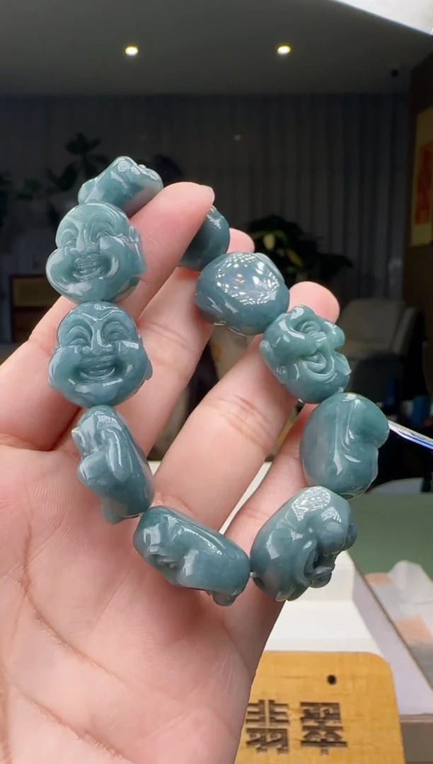 【闪购商品】翡翠手串未镶嵌多样性发一XM@@60B7J09390