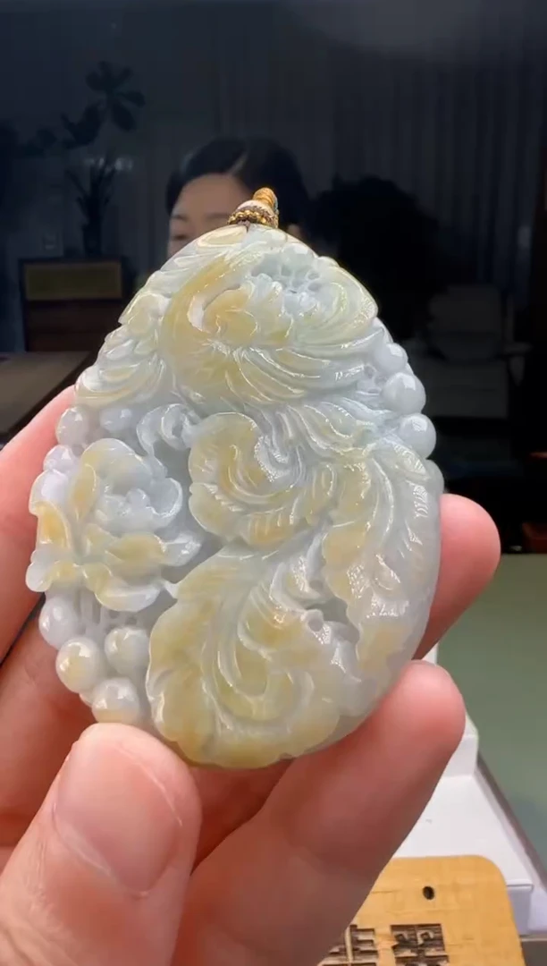【闪购商品】翡翠挂件未镶嵌DY@@960Q1J06451