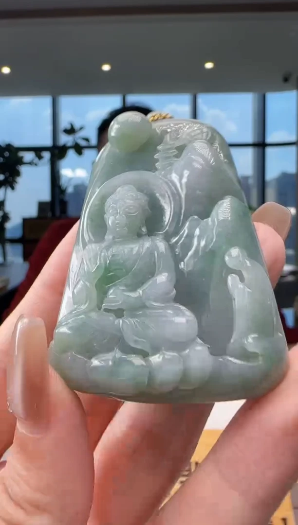 【闪购商品】翡翠吊坠(不含链)未镶嵌MM@@960Q1J07884