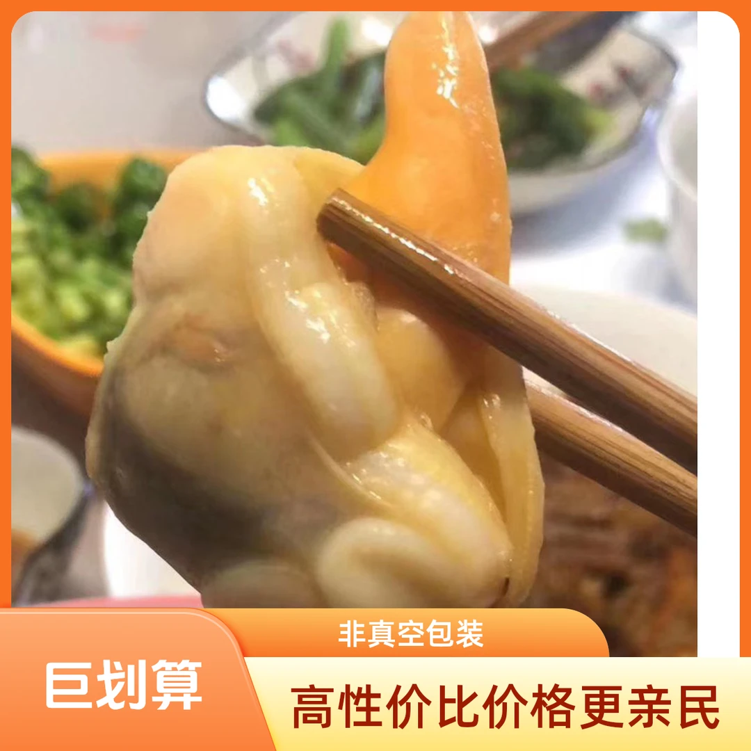 罕林原汁文贝肉500克/袋干净贝类即食冷冻保存鲜美