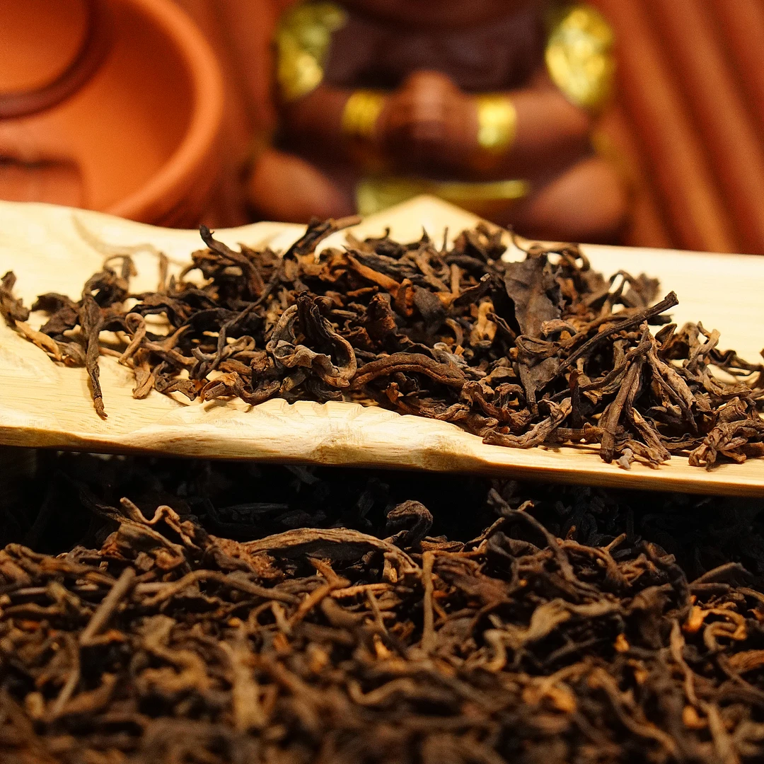 2008年  曼松贡茶熟茶 散茶熟普 私藏茶 火哥私藏