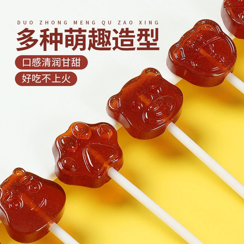 秋梨膏棒棒糖无添加香精儿童梨膏糖果健康营养网红办公室休闲零食