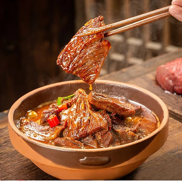 爱洽牛·马氏巴掌牛腩+秘制熬缸牛杂湖南常德钵子特色美食香辣下饭