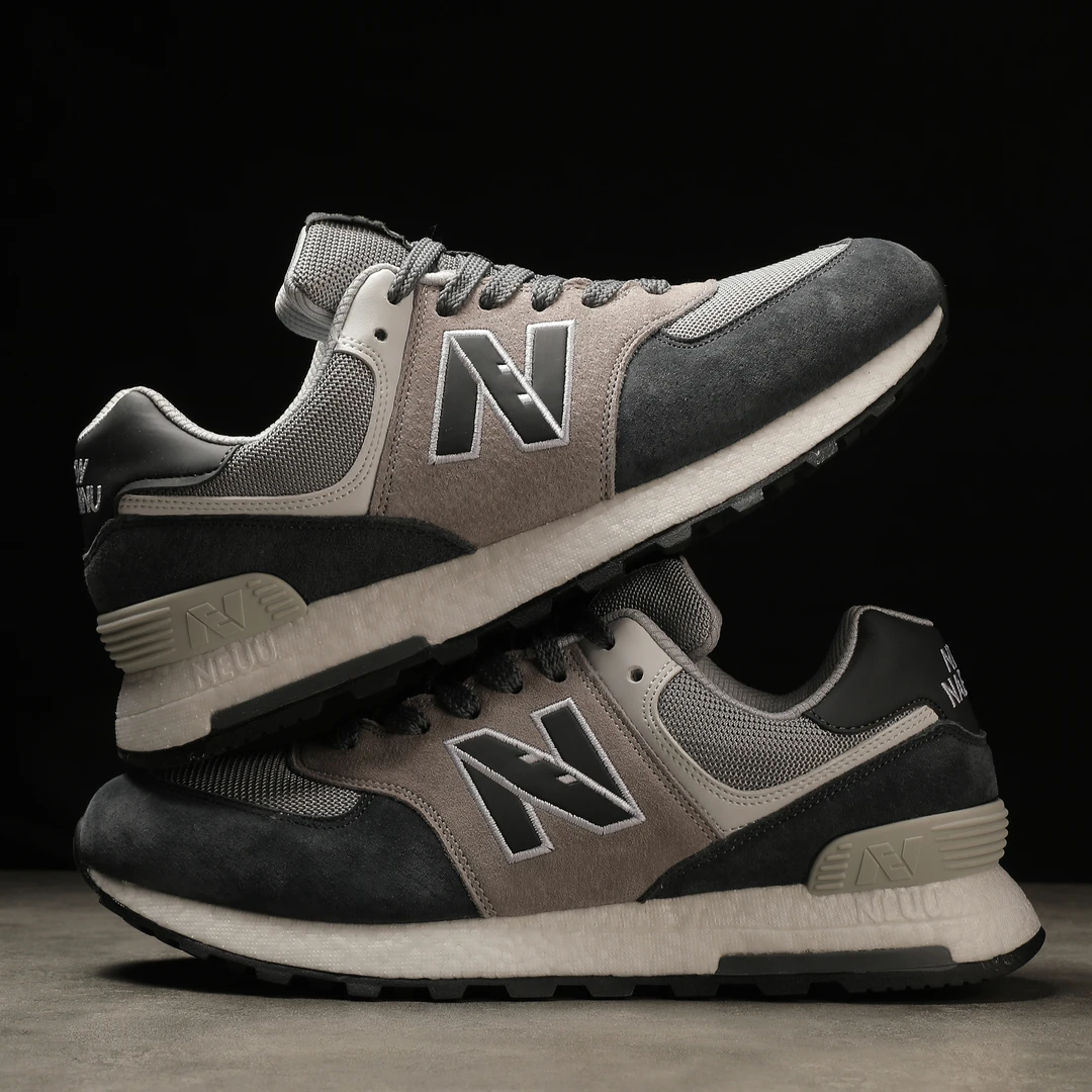 NEWBOLUNE/正品新百伦男士真皮时尚休闲透气百搭运动鞋潮流舒适