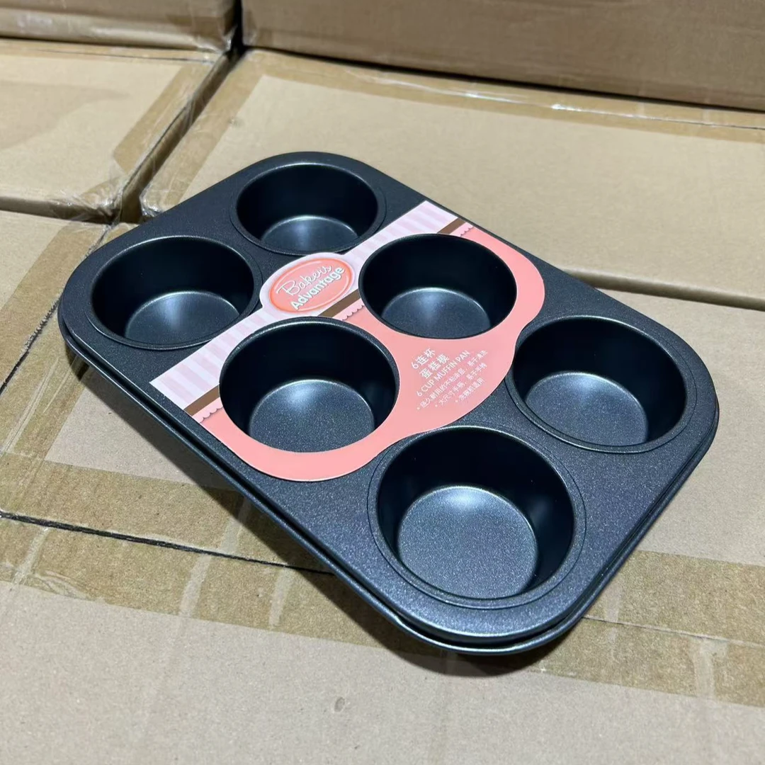 美国F家6连杯蛋糕模6格26.7*18.4*3.2cm