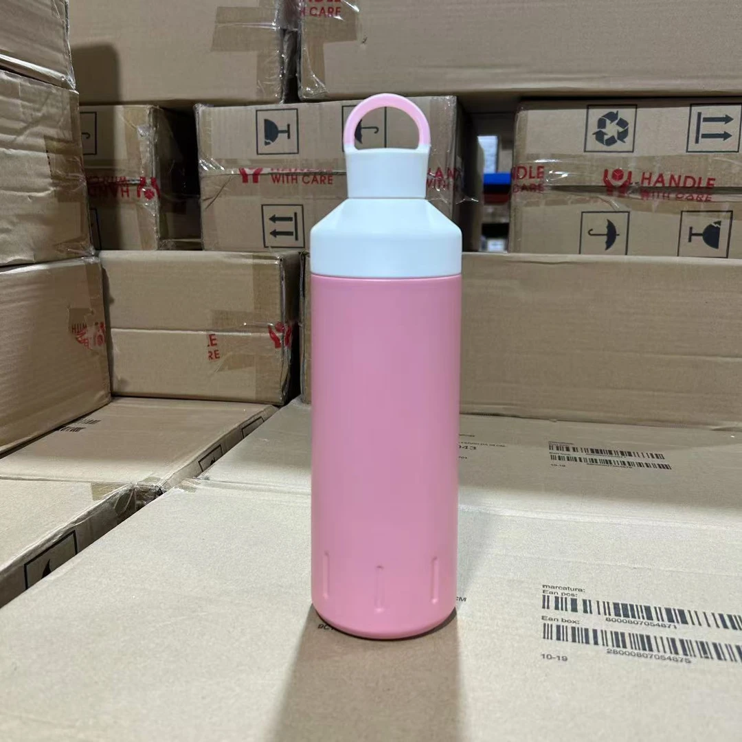 法国S家真空保温运动瓶提环保温杯水杯590ml