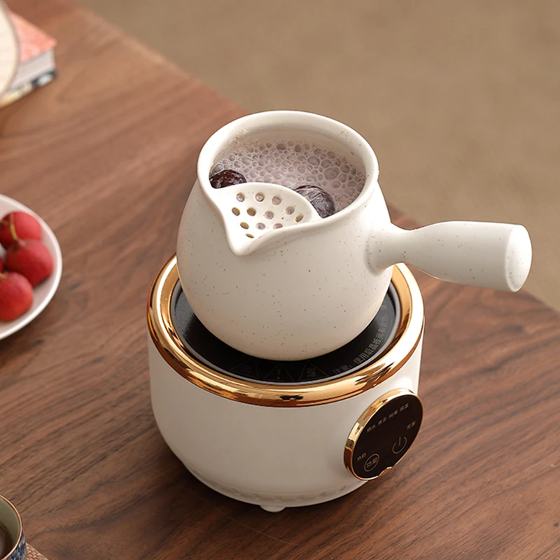 冬季罐罐茶煮茶器高档高端土陶煮奶茶专用的壶围聚煮茶桌面烤奶炉