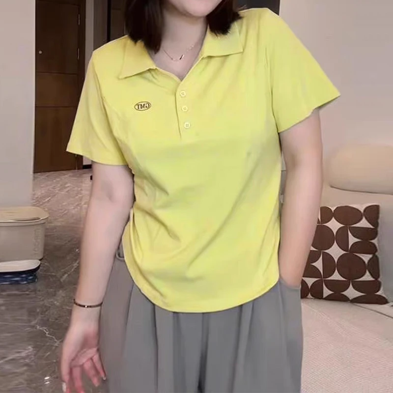 大码胖mm200斤减龄显瘦正肩短袖t恤女夏季百搭圆弧下摆显瘦上衣潮