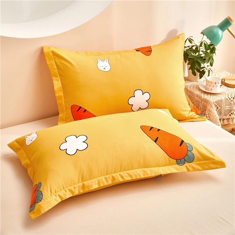 棉枕套成人枕头套磨毛可爱加厚家用学生宿舍内胆套枕头枕芯套耐脏