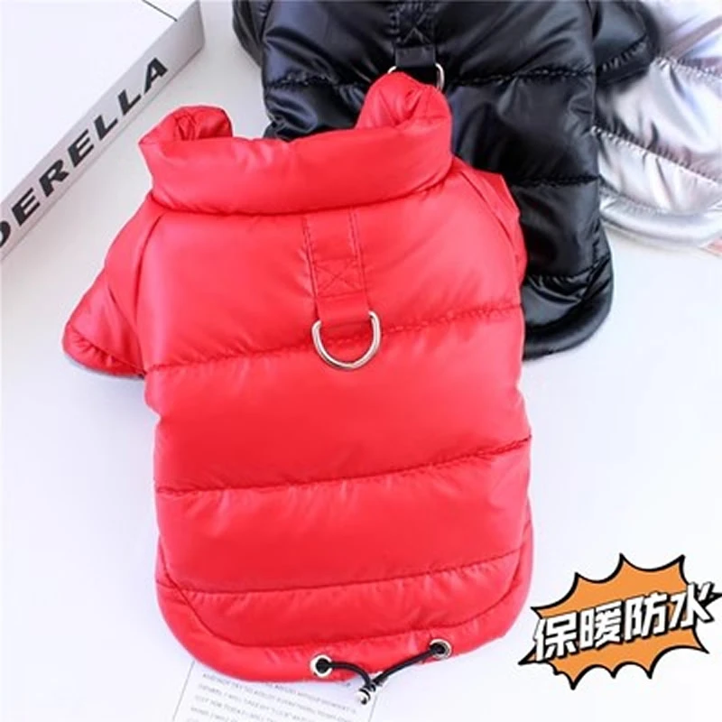 宠物保暖秋冬款泰迪比熊博美小狗狗防水棉衣小型幼犬加厚冬季夹克