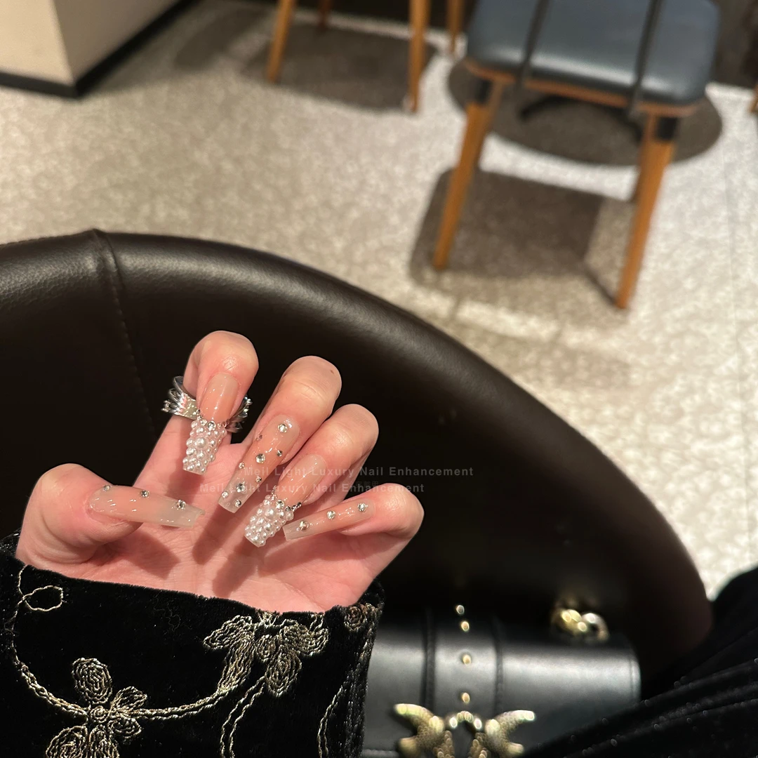 「珍珠奶贝」MeiL | 33加长T 纯手工定制 / 可拆卸穿戴甲