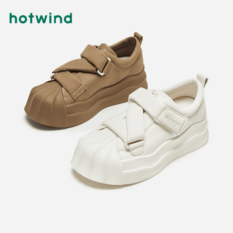 热风2024年春季新款女士时尚休闲鞋H13W4518