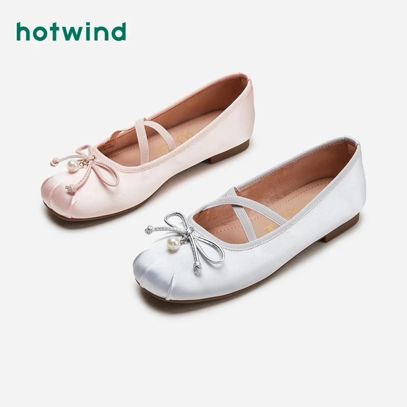 热风2024年秋季新款女士时尚休闲鞋H07W4706