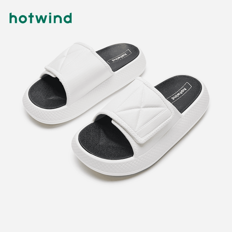 热风2024年夏季新款男士时尚拖鞋H62M4216